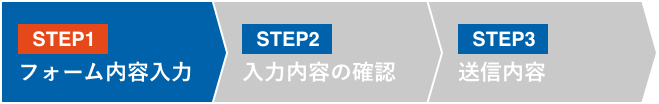 お問い合わせ内容のご入力